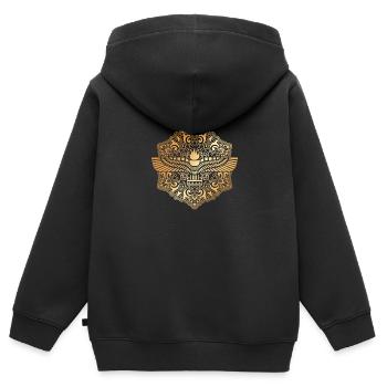 Antike Geschichte Aram Aramäer Syrien Osten - Kinder Premium Organic Zip Hoodie - Schwarz - Hinten - AI Model Kid Male (0cm)