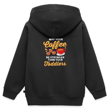 Kindergarten Education Educator Educator - Kids Premium Organic Zip-up Hoodie - black - Back - AI Model Kid Male (0cm)