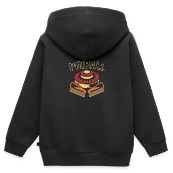 Flipper Pinball - Kids Premium Organic Zip-up Hoodie - black - Back - AI Model Kid Male (0cm)