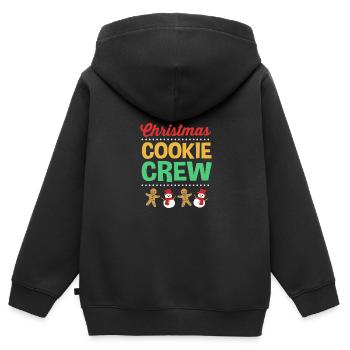 Lebkuchenmann Lebkuchenherz Lebkuchen Naschen - Kinder Premium Organic Zip Hoodie - Schwarz - Hinten - AI Model Kid Male (0cm)