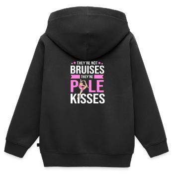 Pole Dance - Kinder Premium Organic Zip Hoodie - Schwarz - Hinten - AI Model Kid Male (0cm)