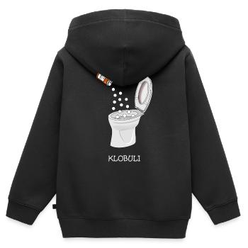 Globuli, Klobuli, Homeopathic Medicine Esotherics - Kids Premium Organic Zip-up Hoodie - black - Back - AI Model Kid Male (0cm)