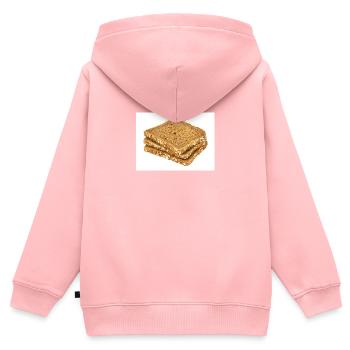 Pain. pain - Sweat Premium à capuche zippé enfant bio - rose - Dos - AI Model Kid Female (0cm)