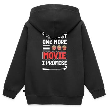 Kino Filmklappe Regie Hollywood - Kinder Premium Organic Zip Hoodie - Schwarz - Hinten - AI Model Kid Male (0cm)