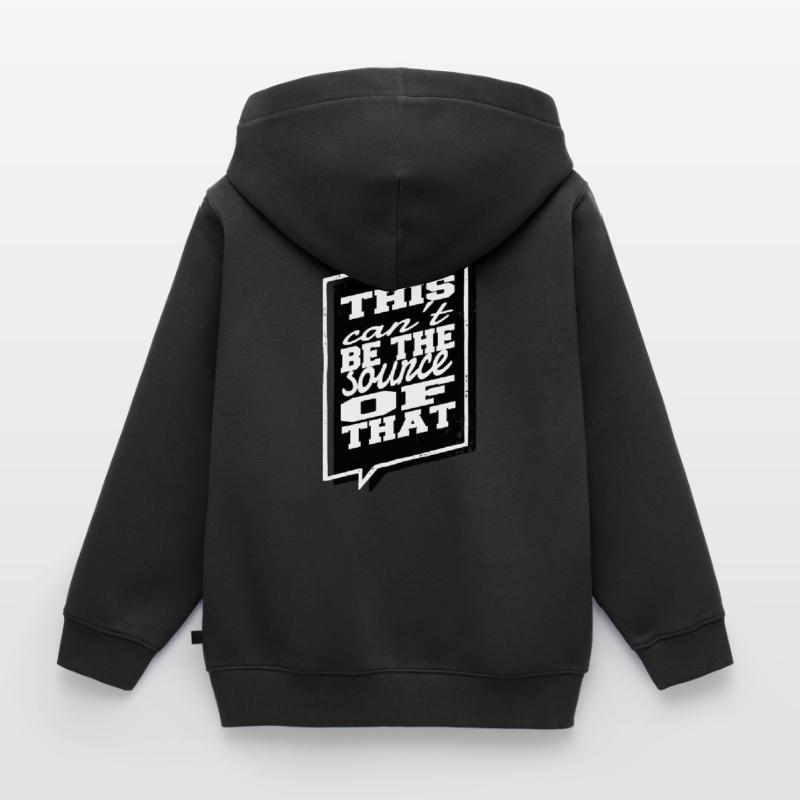 programming computer scientist humor informatics Kinder Premium Organic Zip Hoodie