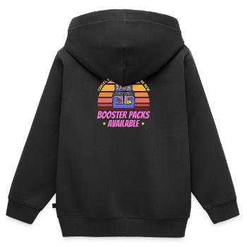 Trading Card Playing Card Card Game Gift - Kids Premium Organic Zip-up Hoodie - black - Back - AI Model Kid Male (0cm)
