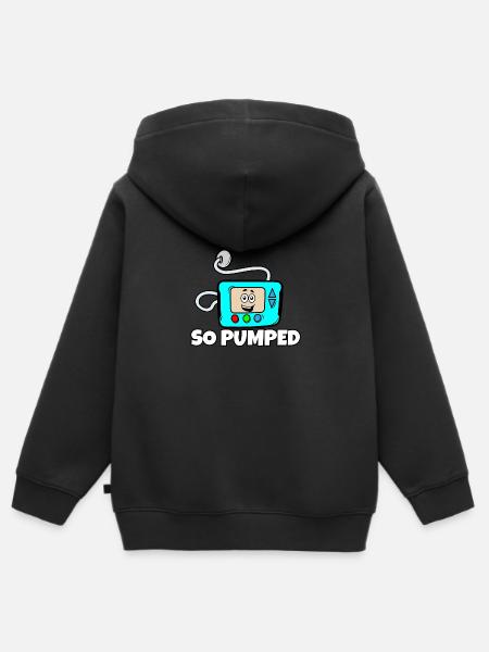Diabetes Awareness I DiabeticI I Insulinepomp I So - Kinder Premium zip hoodie biologisch - zwart