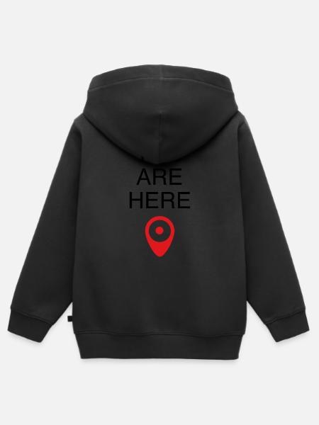 You are here PIN - Kinder Premium Organic Zip Hoodie -