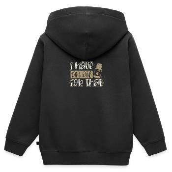 Ätherisches Öl Praktiker Geschenke haben ein Öl für - Kinder Premium Organic Zip Hoodie - Schwarz - Hinten - AI Model Kid Male (0cm)