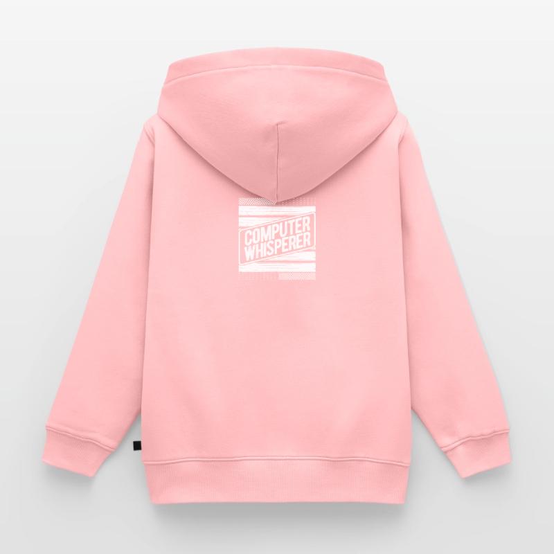 Computerflüsterer Geschenkcomputer Geschenkcomputer Kinder Premium Organic Zip Hoodie