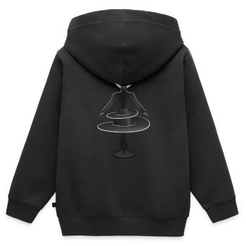 100 Years of Triadic Ballet: Spiral - Kids Premium Organic Zip-up Hoodie - black - Back - AI Model Kid Male (0cm)