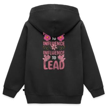 firma kollegen angestellte - Kinder Premium Organic Zip Hoodie - Schwarz - Hinten - AI Model Kid Male (0cm)