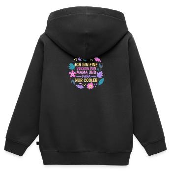 Daughters Daughter - Kids Premium Organic Zip-up Hoodie - black - Back - AI Model Kid Male (0cm)