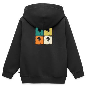 Hobby Horse Hobby Horsing - Kids Premium Organic Zip-up Hoodie - black - Back - AI Model Kid Male (0cm)