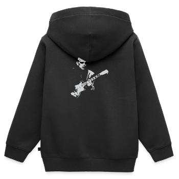 nosferatu rockt 8 - Kinder Premium Organic Zip Hoodie - Schwarz - Hinten - AI Model Kid Male (0cm)