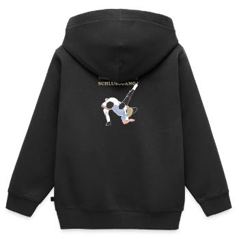 Schwingen Schwinger Übersprung - Kinder Premium Organic Zip Hoodie - Schwarz - Hinten - AI Model Kid Male (0cm)