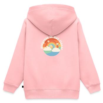 Paraprofessional Progress Is Not Linear Sped - Kids Premium Organic Zip-up Hoodie - rose - Back - AI Model Kid Female (0cm)
