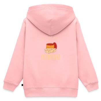 Chips et Salsa Nachos - Sweat Premium à capuche zippé enfant bio - rose - Dos - AI Model Kid Female (0cm)