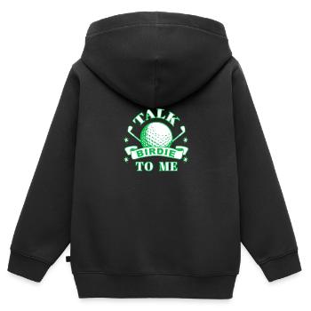 Golf Golfers Golfers - Kids Premium Organic Zip-up Hoodie - black - Back - AI Model Kid Male (0cm)