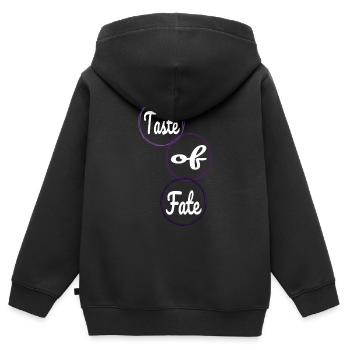 Culinary Craftsmanship Embracing Destiny - Kids Premium Organic Zip-up Hoodie - black - Back - AI Model Kid Male (0cm)
