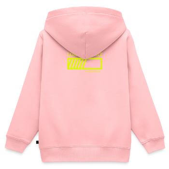 Furz laden - Kinder Premium Organic Zip Hoodie - Rosa - Hinten - AI Model Kid Female (0cm)