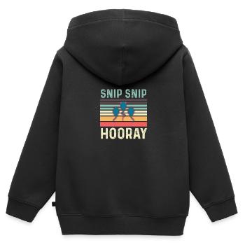 Snippet Brains Loving Husband Poison - Kids Premium Organic Zip-up Hoodie - black - Back - AI Model Kid Male (0cm)