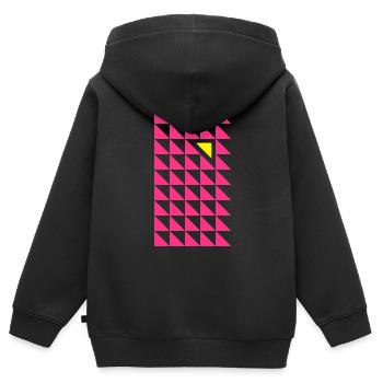Gegen den Strom - Kinder Premium Organic Zip Hoodie - Schwarz - Hinten - AI Model Kid Male (0cm)