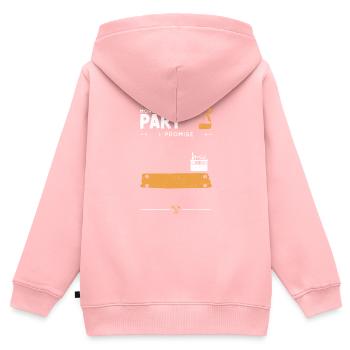 Just One More Car Part I Promise - Kids Premium Organic Zip-up Hoodie - rose - Back - AI Model Kid Female (0cm)