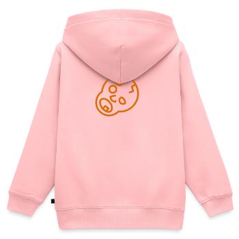 Zombie - Kinder Premium Organic Zip Hoodie - Rosa - Hinten - AI Model Kid Female (0cm)