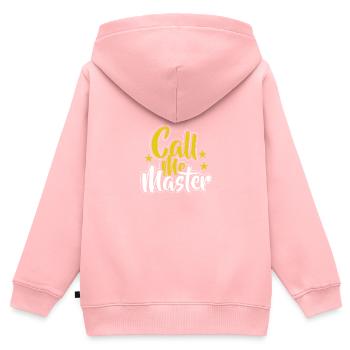 Master bestanden Abschluss Promotion Sponsion Uni - Kinder Premium Organic Zip Hoodie - Rosa - Hinten - AI Model Kid Female (0cm)