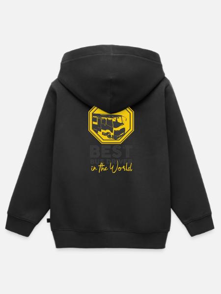 Best Bus Driver - Kinder Premium Organic Zip Hoodie - Schwarz