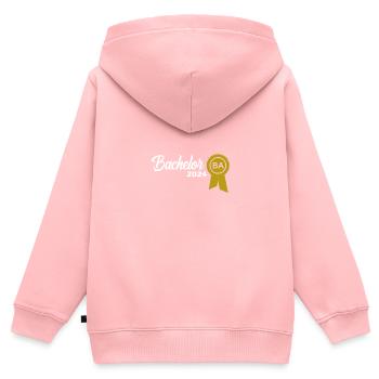 Bachelorabschluss 2024 Bachelor Promotion Sponsion - Kinder Premium Organic Zip Hoodie - Rosa - Hinten - AI Model Kid Female (0cm)