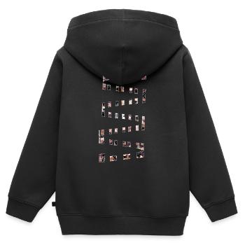 Résumé n° 49 - Sweat Premium à capuche zippé enfant bio - noir - Dos - AI Model Kid Male (0cm)
