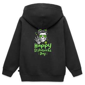 Fathers Day 4th Of July Joe Biden Memorial Day - Kids Premium Organic Zip-up Hoodie - black - Back - AI Model Kid Male (0cm)