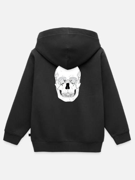 hallowee n754 - Kinder Premium Organic Zip Hoodie - Schwarz