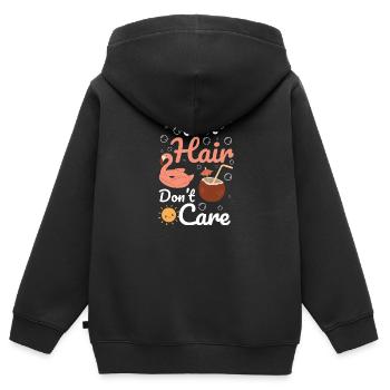 Pool, Water, Recreation, Diving - Kids Premium Organic Zip-up Hoodie - black - Back - AI Model Kid Male (0cm)