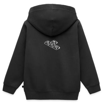 WASD Clavier Gamer Gaming Jeu contrôle PC - Sweat Premium à capuche zippé enfant bio - noir - Dos - AI Model Kid Male (0cm)