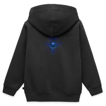 Machine Learning AI Deep Learning Programmer - Kids Premium Organic Zip-up Hoodie - black - Back - AI Model Kid Male (0cm)
