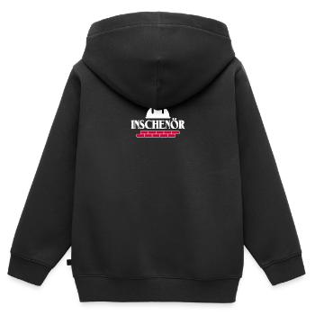 Bauingenieur Inschenör Ingenieur Hausbau - Kinder Premium Organic Zip Hoodie - Schwarz - Hinten - AI Model Kid Male (0cm)