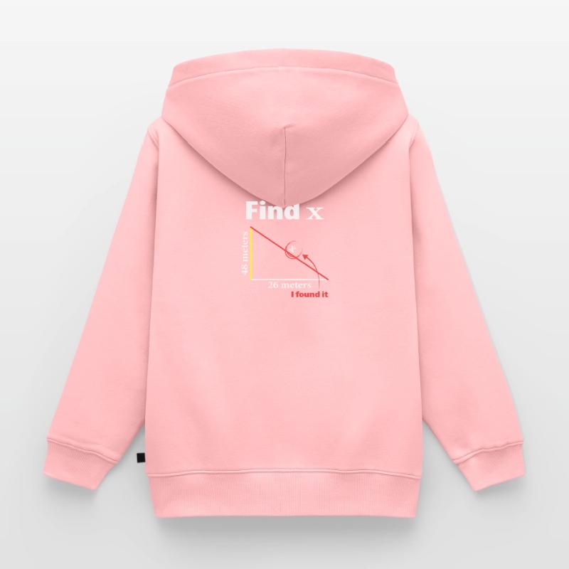 Pythagoras Triangle Mathematiker oder Mathe-Lehrer Kinder Premium Organic Zip Hoodie