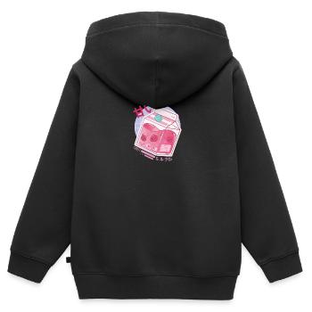 Kanji Otaku I Japanese Strawberry Milk I Kawaii - Kids Premium Organic Zip-up Hoodie - black - Back - AI Model Kid Male (0cm)