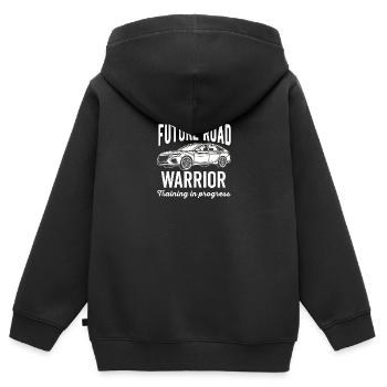Neue Fahrschüler Mädchen Frauen Mutter Tochter - Kinder Premium Organic Zip Hoodie - Schwarz - Hinten - AI Model Kid Male (0cm)