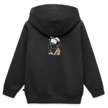 Koch I Gewürze Küche Kochmütze Köchin Motiv für - Kinder Premium Organic Zip Hoodie - Schwarz - Hinten - AI Model Kid Male (0cm)