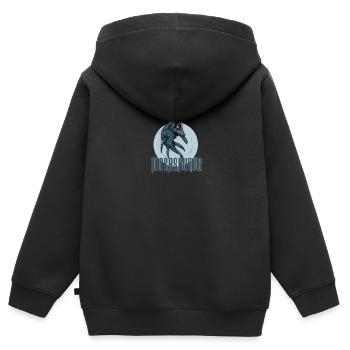 Mosasaurus I Marine Repiel Fossiles du Crétacé - Sweat Premium à capuche zippé enfant bio - noir - Dos - AI Model Kid Male (0cm)