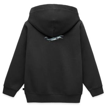 Mosasaurus I Marine Repiel Fossiles du Crétacé - Sweat Premium à capuche zippé enfant bio - noir - Dos - AI Model Kid Male (0cm)