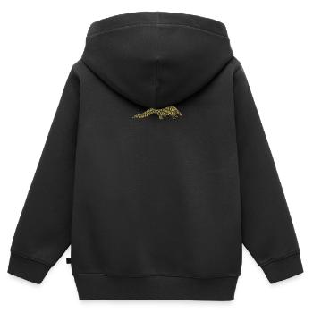 Schuppentier Pangolin Schuppen bedrohtes Tier - Kinder Premium Organic Zip Hoodie - Schwarz - Hinten - AI Model Kid Male (0cm)