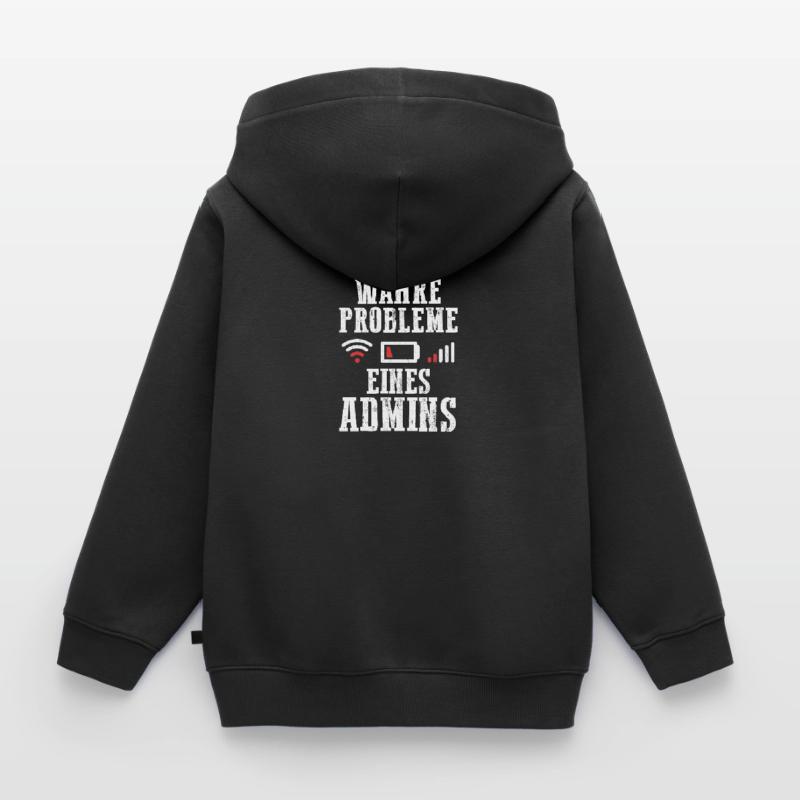 Informatiker Programmierer Admin Administrator Kinder Premium Organic Zip Hoodie