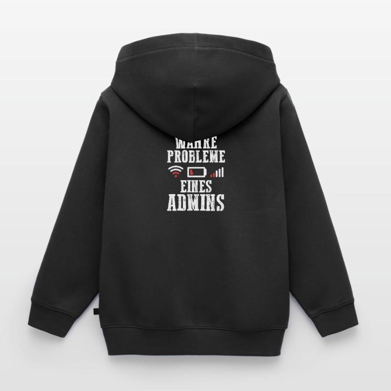 Informatiker Programmierer Admin Administrator Kinder Premium Organic Zip Hoodie