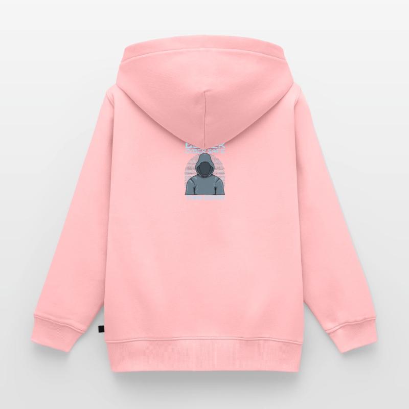 Hacker Programmierer Entwickler Informatik Kinder Premium Organic Zip Hoodie