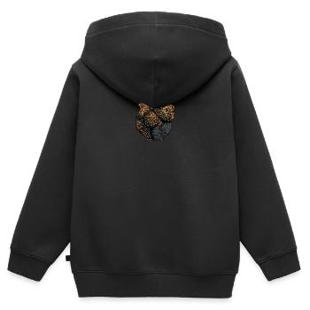 Brahma Chicken I Chicken Poultry Motif for - Kids Premium Organic Zip-up Hoodie - black - Back - AI Model Kid Male (0cm)